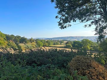 View from terrace and motorhome