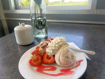 On site ice cream parlour