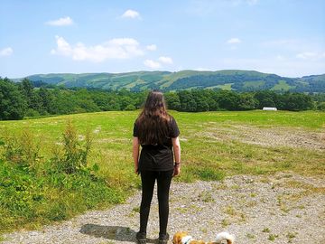 The views from the camping field