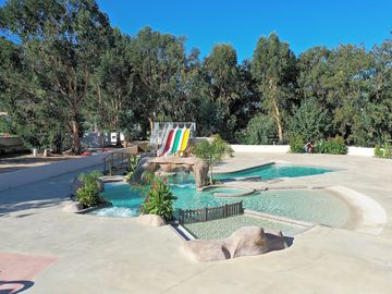 Sundeck at the pool complex