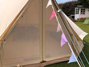 Bell tent exterior