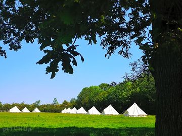 View of the bell tents (added by manager 12 may 2022)