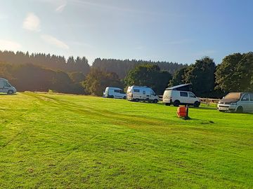 Campervans on site