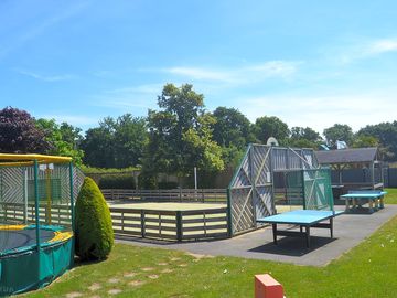 Playground and sports courts
