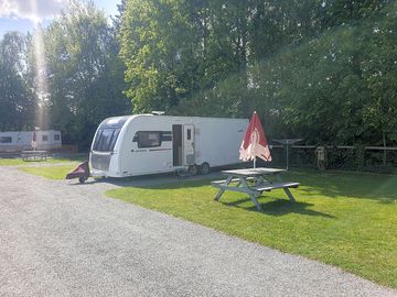 Hardstanding pitch