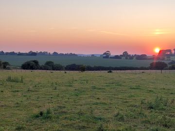Peaceful camping fields