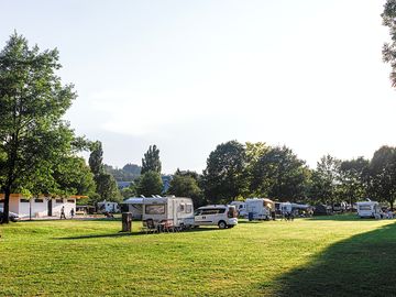 View of the pitches from the lake (added by manager 16 jan 2023)