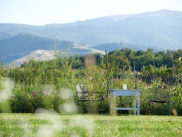 Pitches with mountain views