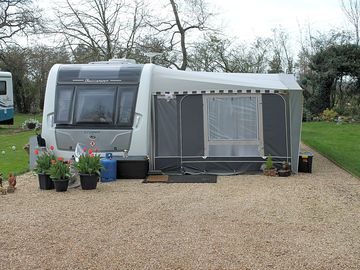 Pup tents and awnings are free of charge