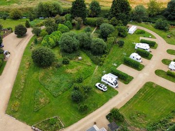 Aerial view of the site