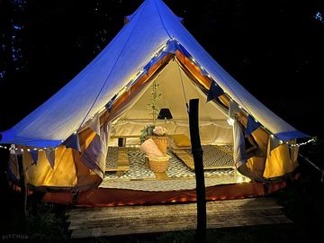 Two-person nearly wild glamping bell tent (added by manager 19 may 2024)