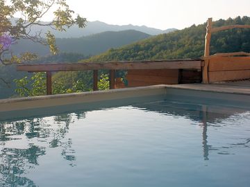 By the pool