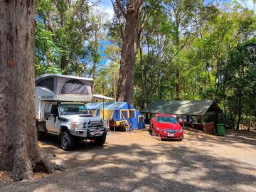 Communal cooking shelters