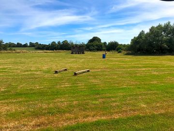 Glorious day on the camping field