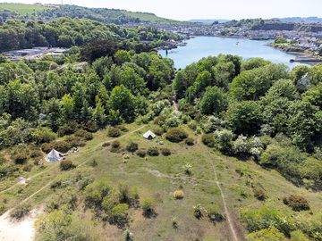 Aerial view of the site