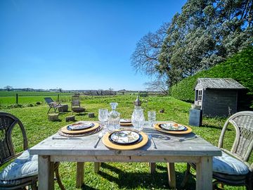 Outside dining