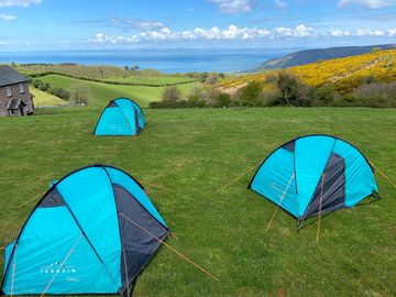 Pitches with a sea view