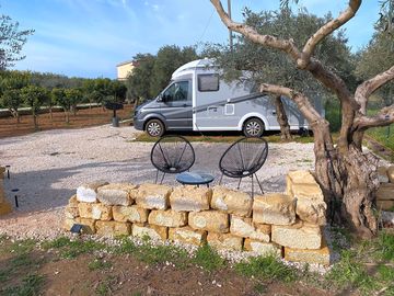 Pitch with olive-grove views
