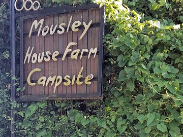Sign at the entrance