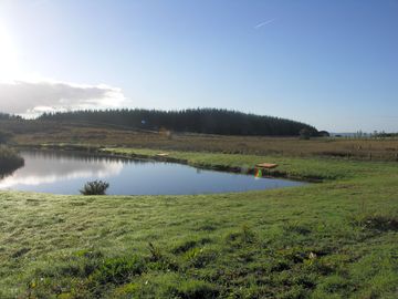 View across the lake