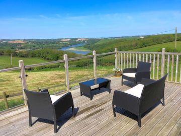 Deck area with a stunning view