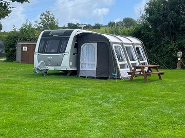 Spacious touring pitch