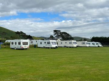 View across the pitches