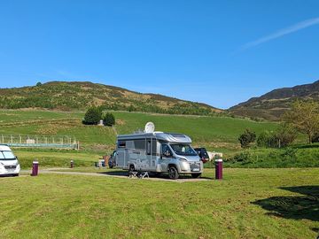 Fully serviced pitches - plenty of room for all sizes of unit.