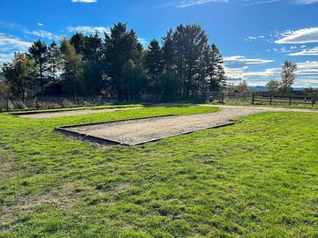 Rear pitches with far-reaching views