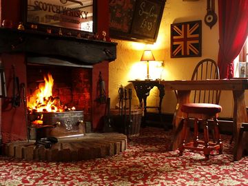 Roaring fire