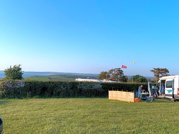 View from the non-electric pitches
