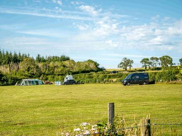 One of the four camping fields