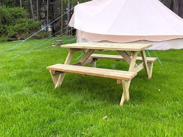 Picnic area for bell tent (added by manager 17 may 2023)