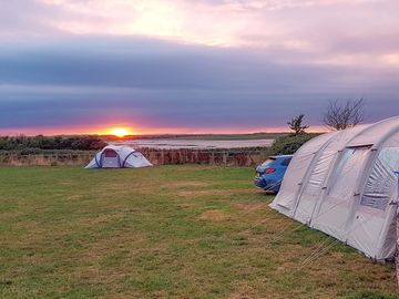 Visitor image of the sunset over skern - from skern lodge campsite aug 22 (added by manager 28 nov 2022)