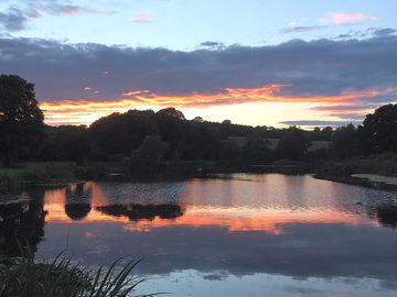 Sunset on the lake