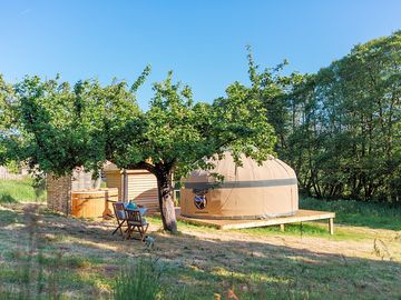 Surrounding area of orchard yurt