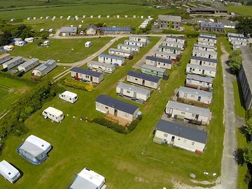 Aerial view of the site