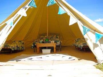 Tent interior (added by manager 14 apr 2022)