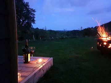 Quiet fireside evening