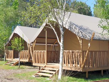 Lodges on site
