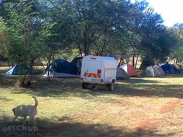 Shaded grass pitches