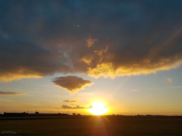Sunset views at big skies