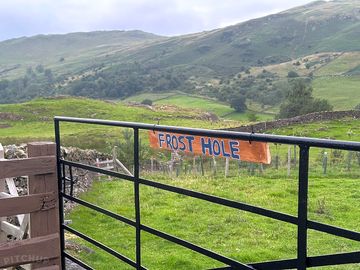 Entrance gate to frost hole farm