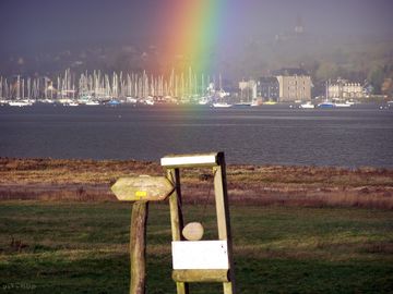 Looking over the river from the site (added by manager 13 dec 2016)