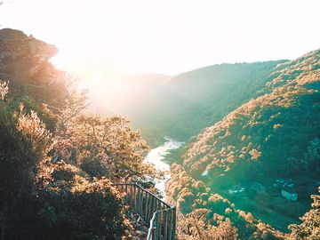 Views of a river valley