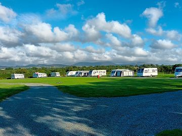 Hardstanding and grass pitches