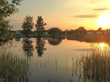 Sunset at the lake