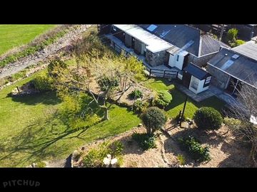 Kidney garden aerial shot