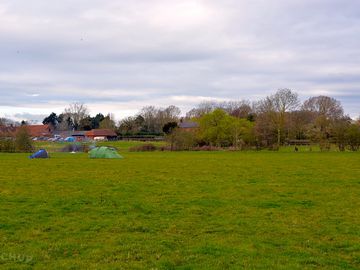 Flat and well-maintained field