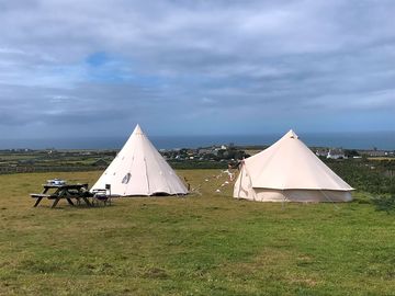 Views to the coast from the site